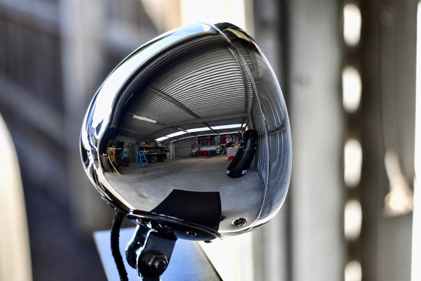 Retro Glow 7" Chrome Bullet Housing with LED Headlight
