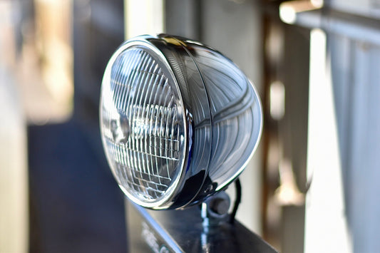 Retro Glow 7" Chrome Bullet Housing with LED Headlight